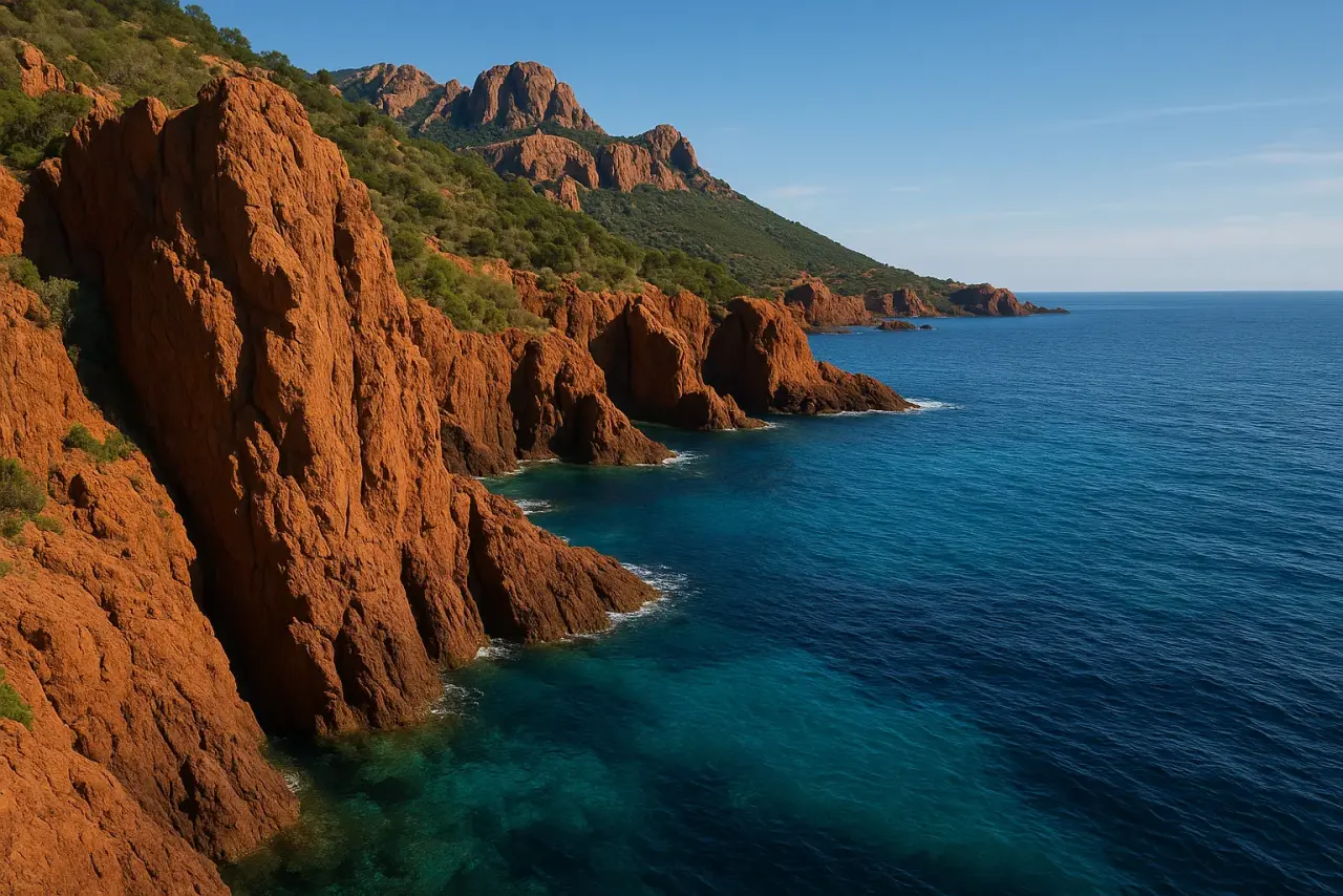 Estérel massif, a yacht itinerary from Cannes